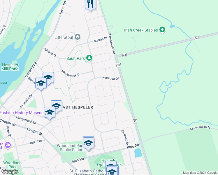 map of restaurants, bars, coffee shops, grocery stores, and more near 36 Sofron Drive in Cambridge