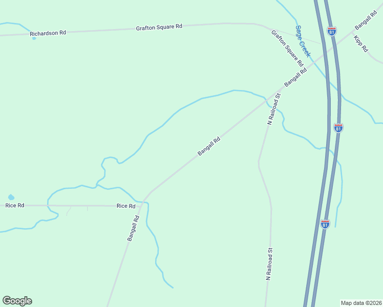 map of restaurants, bars, coffee shops, grocery stores, and more near 261 Bangall Road in Parish