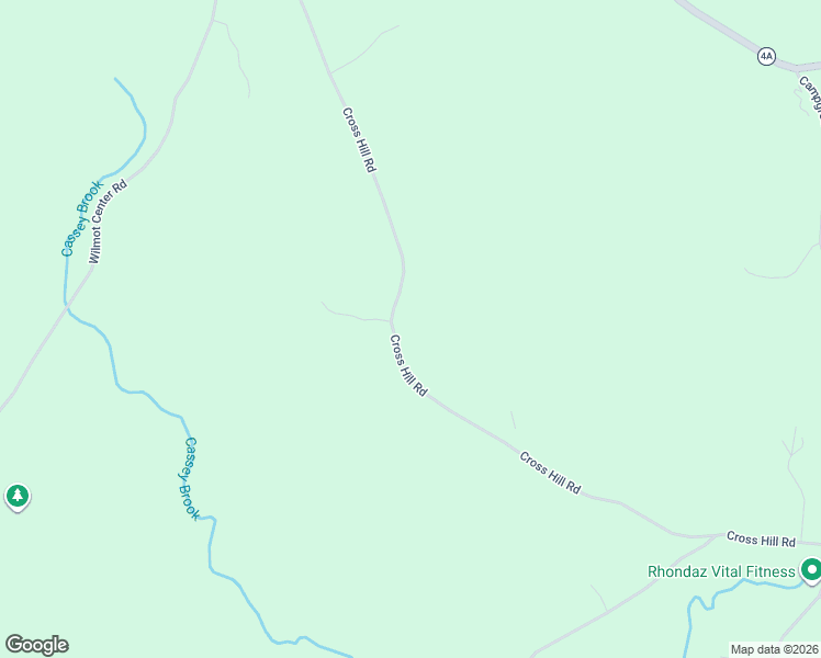 map of restaurants, bars, coffee shops, grocery stores, and more near 223 Cross Hill Road in Wilmot