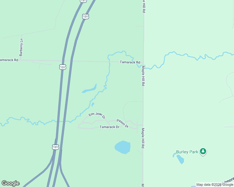 map of restaurants, bars, coffee shops, grocery stores, and more near 9500 Erin Jean Drive in Howard City