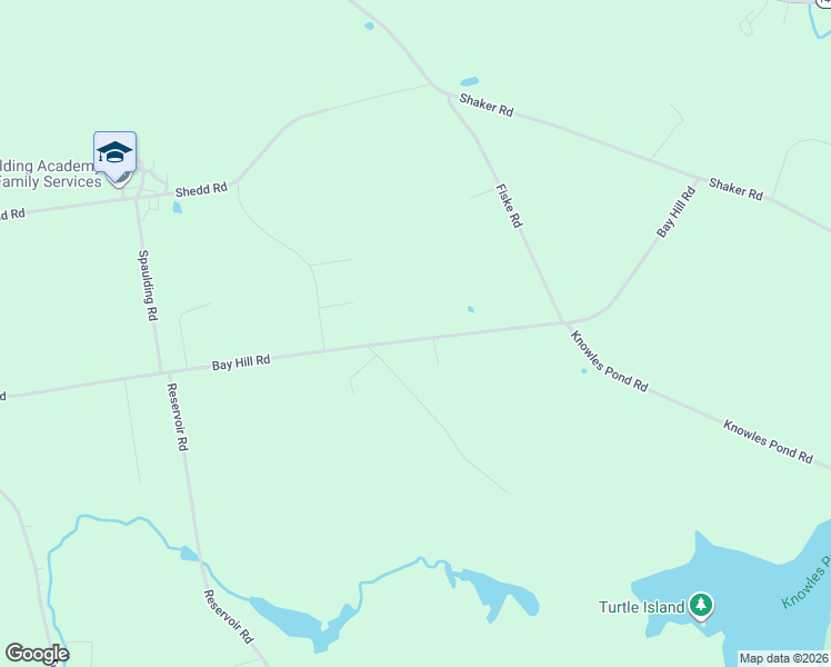 map of restaurants, bars, coffee shops, grocery stores, and more near 260-398 Bay Hill Road in Northfield