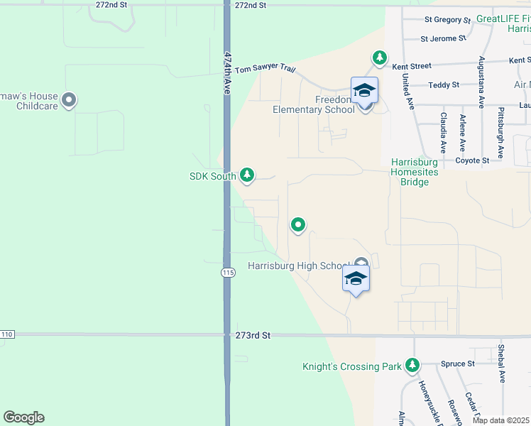 map of restaurants, bars, coffee shops, grocery stores, and more near 1410 Kayla Place in Harrisburg