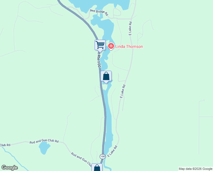 map of restaurants, bars, coffee shops, grocery stores, and more near 696 Vermont 100 in Windsor County