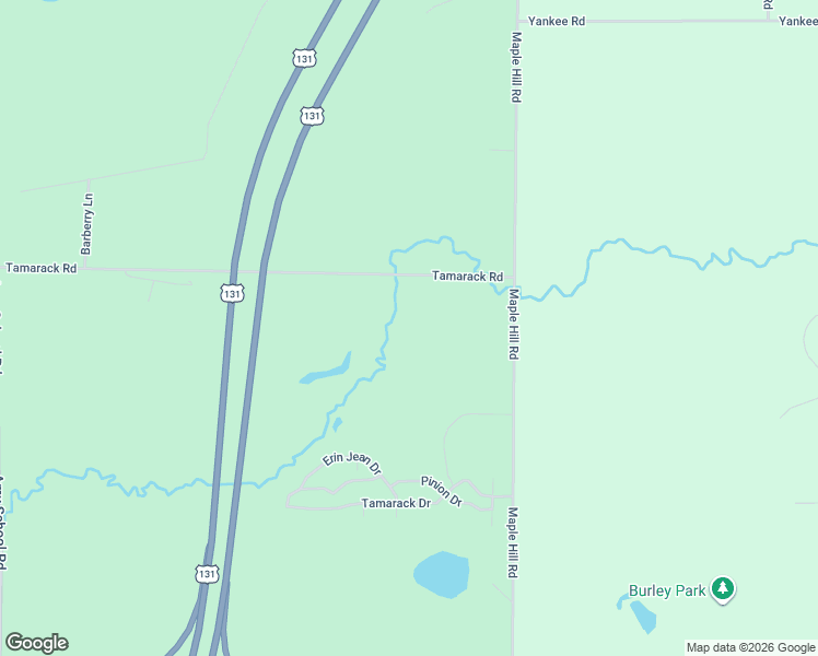 map of restaurants, bars, coffee shops, grocery stores, and more near 20101 Tamarack Drive in Howard City