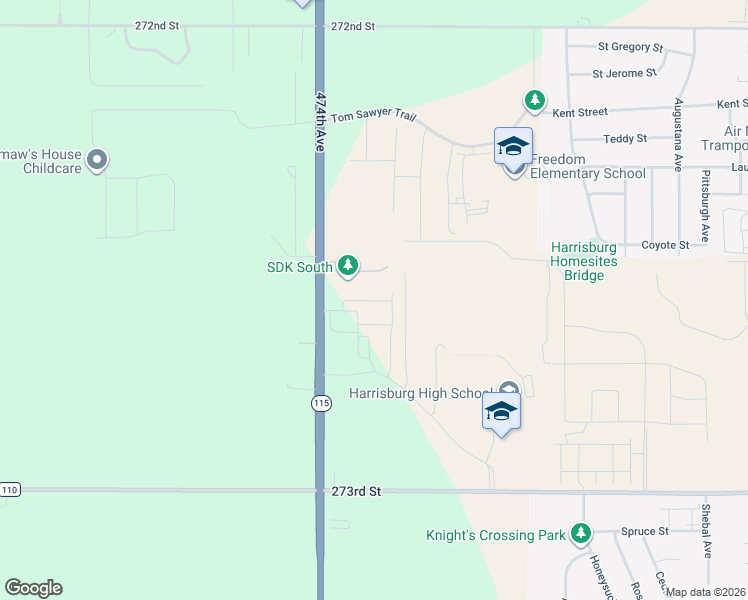 map of restaurants, bars, coffee shops, grocery stores, and more near 1410 Kayla Place in Harrisburg
