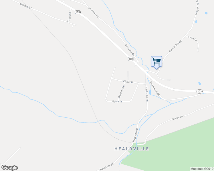 map of restaurants, bars, coffee shops, grocery stores, and more near 449 Alpine Drive in Mount Holly
