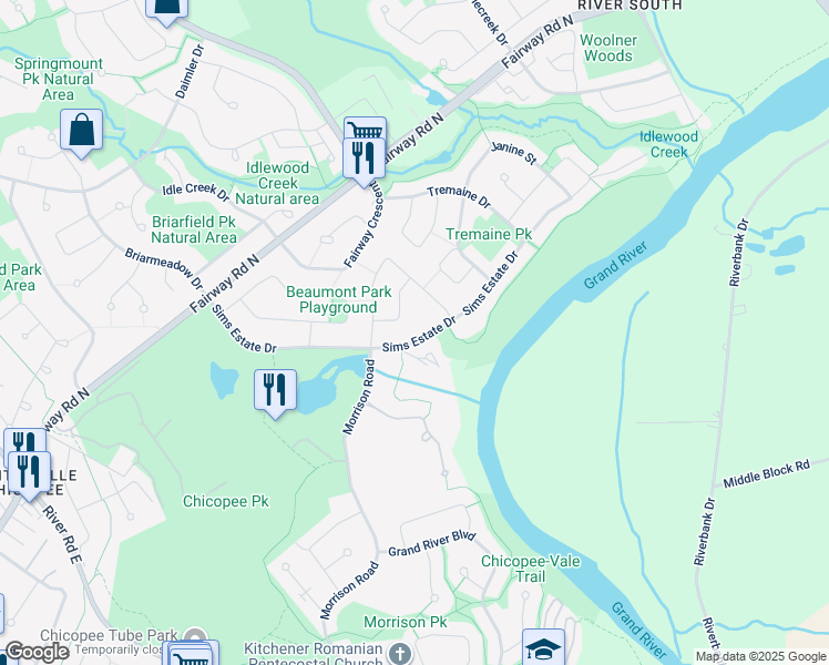 247 Sims Estate Drive, Kitchener ON Walk Score