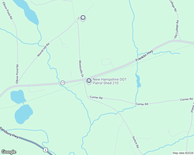 map of restaurants, bars, coffee shops, grocery stores, and more near Northern Rail Trail in Andover