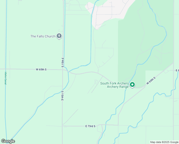 map of restaurants, bars, coffee shops, grocery stores, and more near 1736 York Road in Idaho Falls