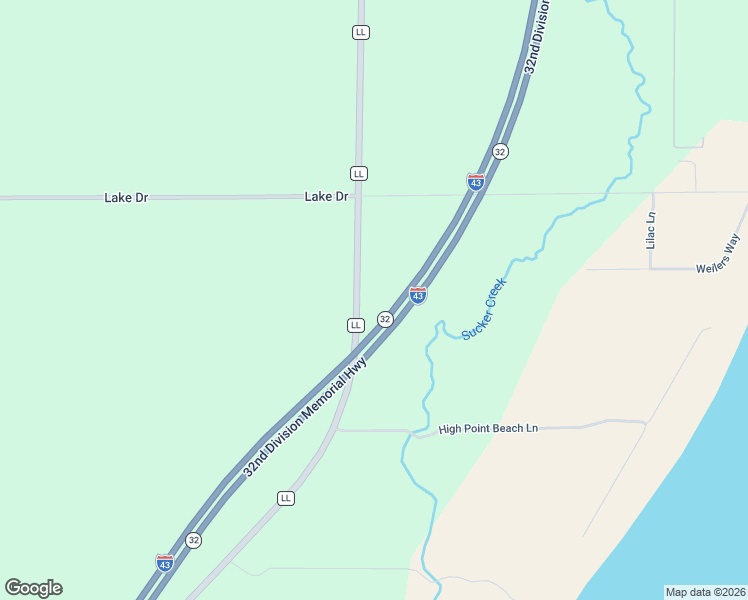 map of restaurants, bars, coffee shops, grocery stores, and more near 4430 County Road LL in Port Washington