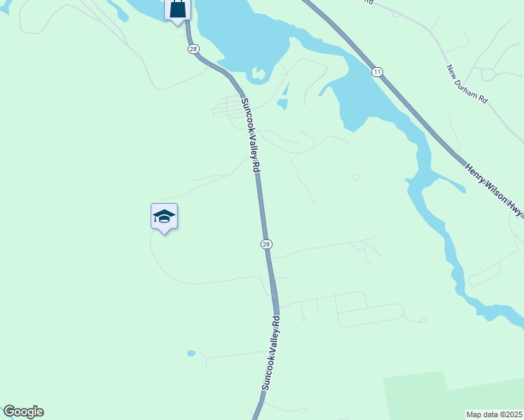 map of restaurants, bars, coffee shops, grocery stores, and more near 222 Suncook Valley Road in Alton