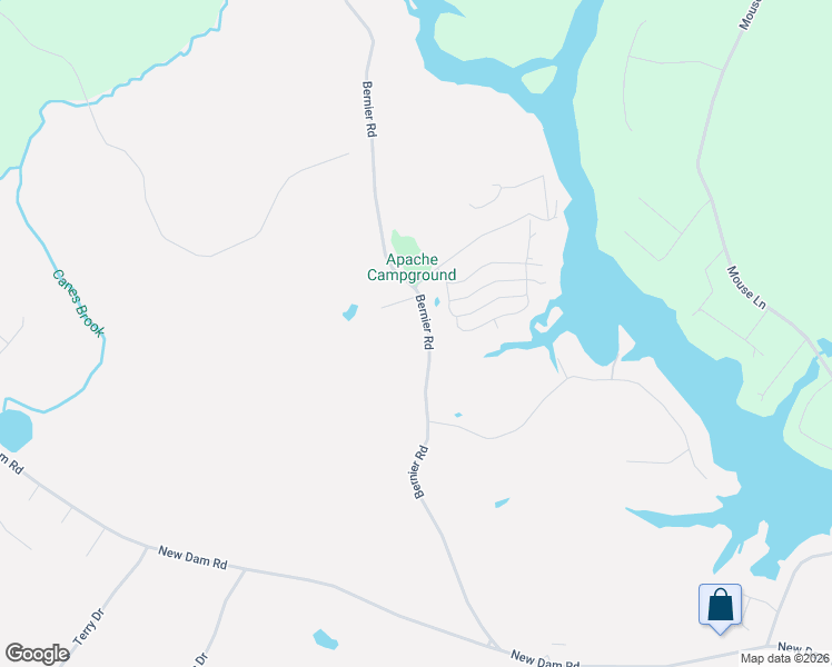 map of restaurants, bars, coffee shops, grocery stores, and more near 136 Bernier Road in Sanford