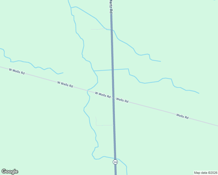 map of restaurants, bars, coffee shops, grocery stores, and more near 2392-2498 Mertz Road in Caro