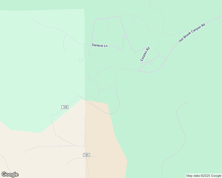 map of restaurants, bars, coffee shops, grocery stores, and more near Sandstone Road in Hot Springs