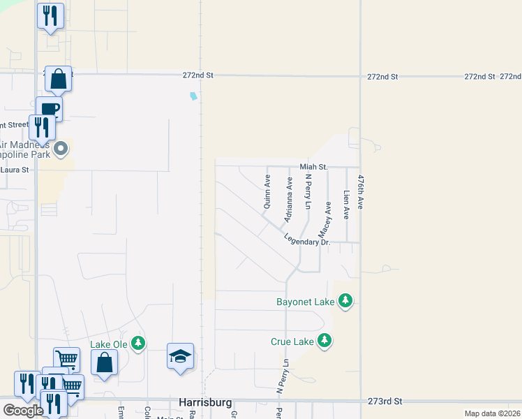 map of restaurants, bars, coffee shops, grocery stores, and more near 803 Legendary Drive in Harrisburg