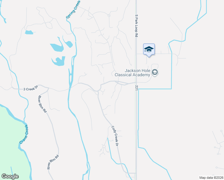 map of restaurants, bars, coffee shops, grocery stores, and more near 2735 S Silver Fox Ln in Jackson