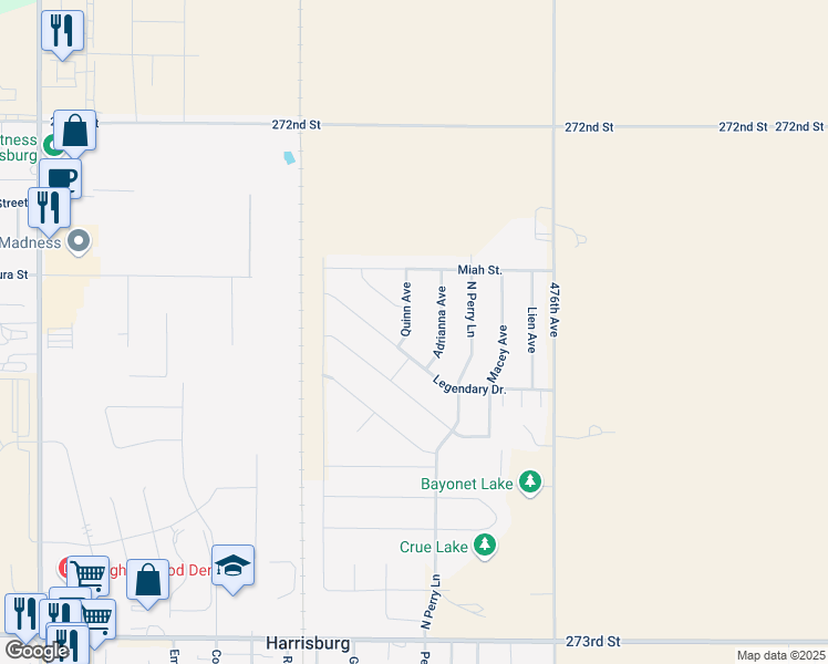 map of restaurants, bars, coffee shops, grocery stores, and more near 404 Quinn Avenue in Harrisburg