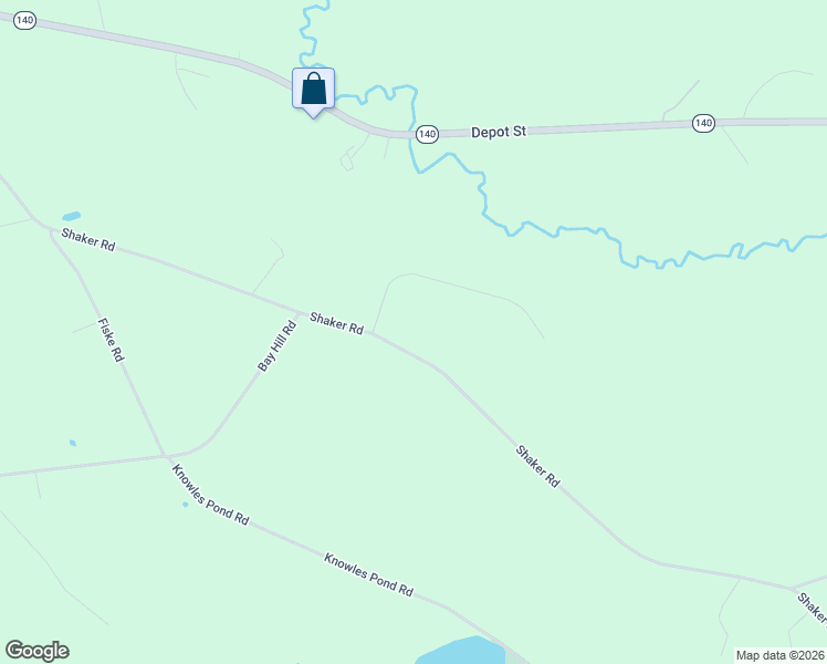 map of restaurants, bars, coffee shops, grocery stores, and more near 282 Shaker Road in Northfield