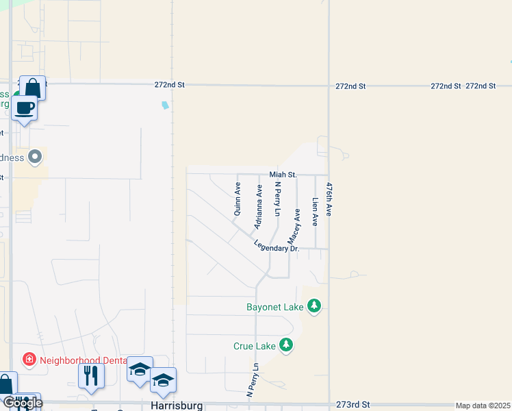 map of restaurants, bars, coffee shops, grocery stores, and more near 404 Quinn Avenue in Harrisburg
