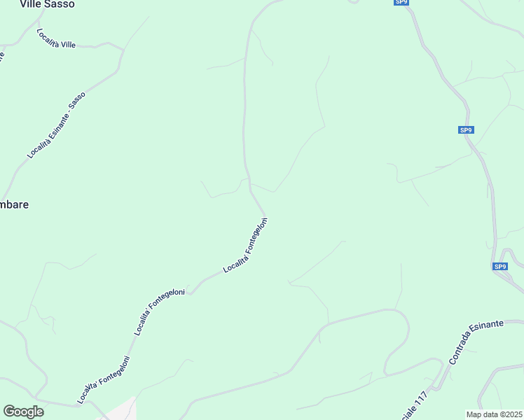 map of restaurants, bars, coffee shops, grocery stores, and more near 10 Localita' Fontegeloni in Provincia di Ancona