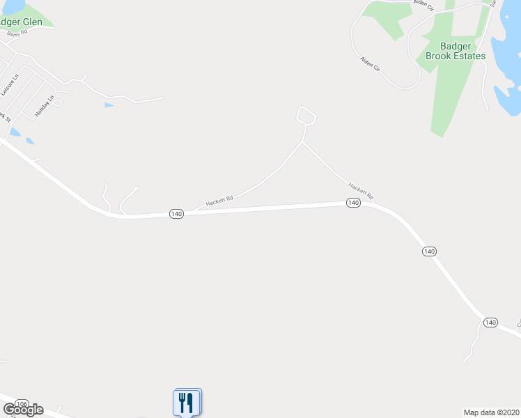 map of restaurants, bars, coffee shops, grocery stores, and more near 297 Highway 140 in Belmont