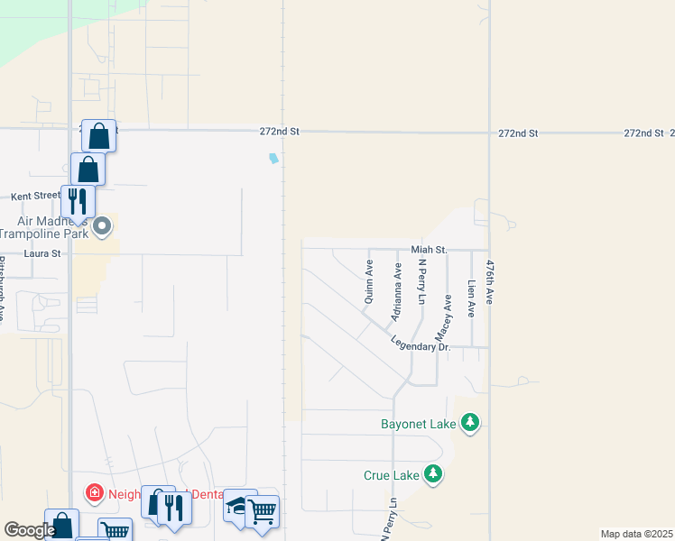 map of restaurants, bars, coffee shops, grocery stores, and more near 612 Miah Street in Harrisburg