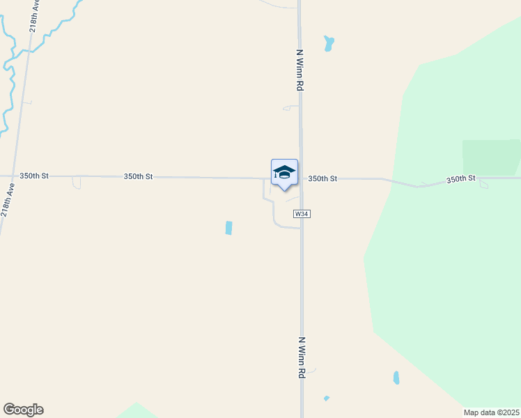 map of restaurants, bars, coffee shops, grocery stores, and more near 3495 North Winn Road in Decorah