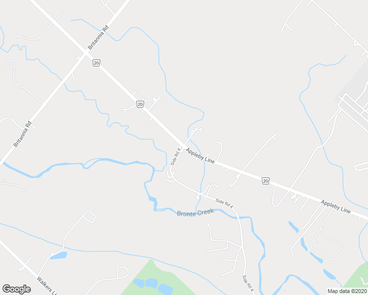 map of restaurants, bars, coffee shops, grocery stores, and more near 5551 Halton Regional Road 20 in Burlington