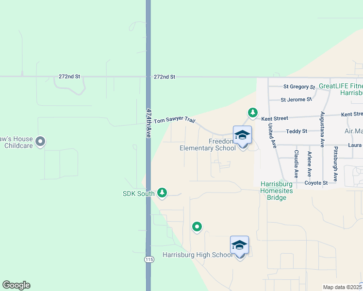map of restaurants, bars, coffee shops, grocery stores, and more near in Harrisburg