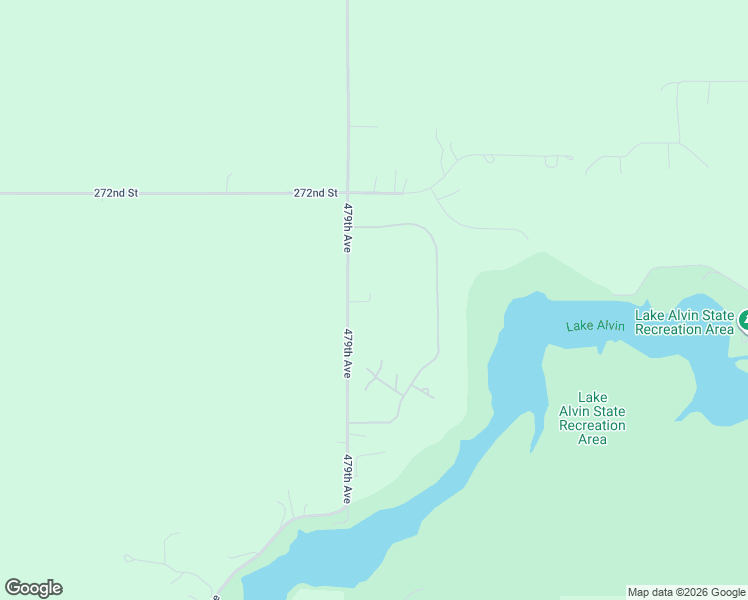 map of restaurants, bars, coffee shops, grocery stores, and more near 27222 479th Avenue in Harrisburg