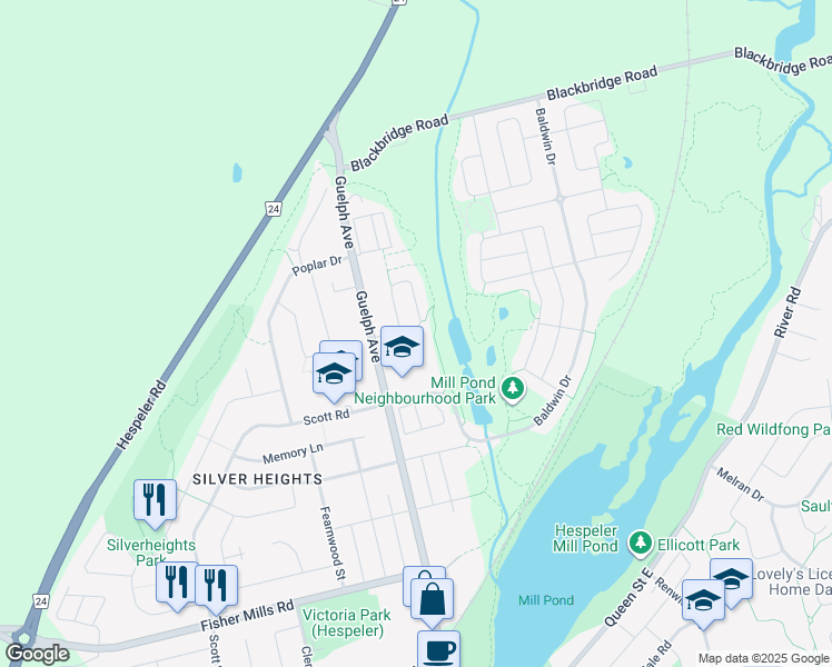 map of restaurants, bars, coffee shops, grocery stores, and more near 48 Fletcher Circle in Cambridge