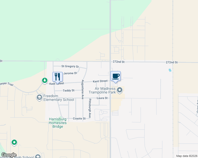 map of restaurants, bars, coffee shops, grocery stores, and more near 410 Kent Street in Harrisburg