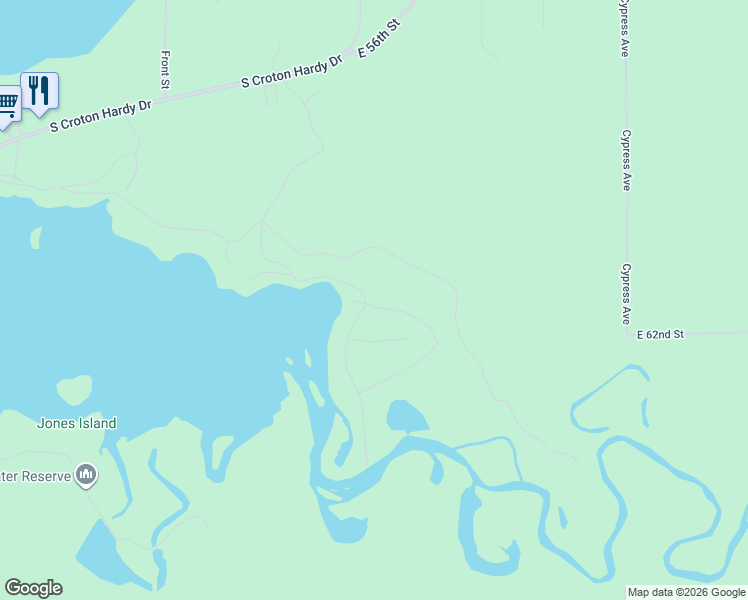 map of restaurants, bars, coffee shops, grocery stores, and more near 6761 Autumn in Newaygo