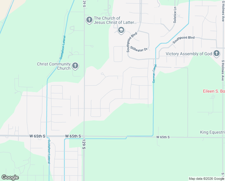 map of restaurants, bars, coffee shops, grocery stores, and more near 400 Fire Thorn Drive in Idaho Falls