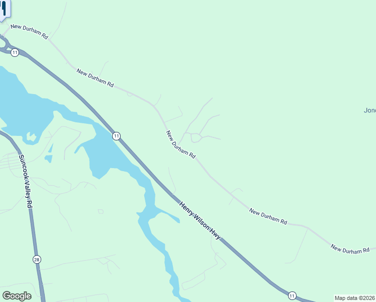 map of restaurants, bars, coffee shops, grocery stores, and more near 221 New Durham Road in Alton