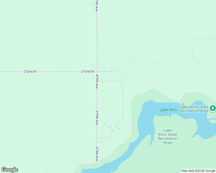 map of restaurants, bars, coffee shops, grocery stores, and more near 27222 479th Avenue in Harrisburg