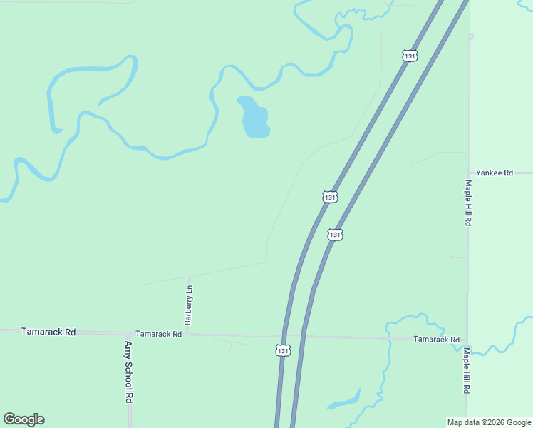 map of restaurants, bars, coffee shops, grocery stores, and more near 10345 Red Oak Ridge in Howard City