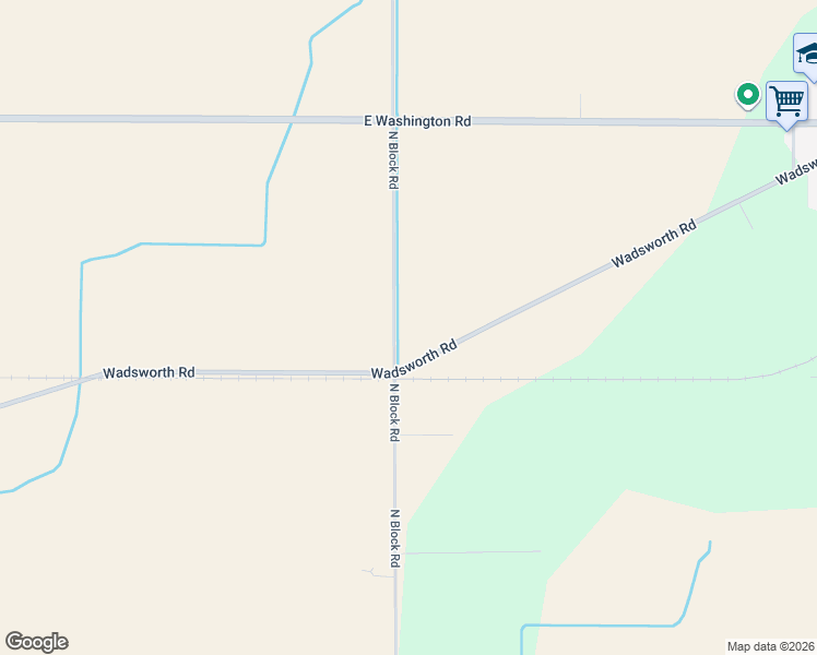 map of restaurants, bars, coffee shops, grocery stores, and more near 2604 North Block Road in Reese