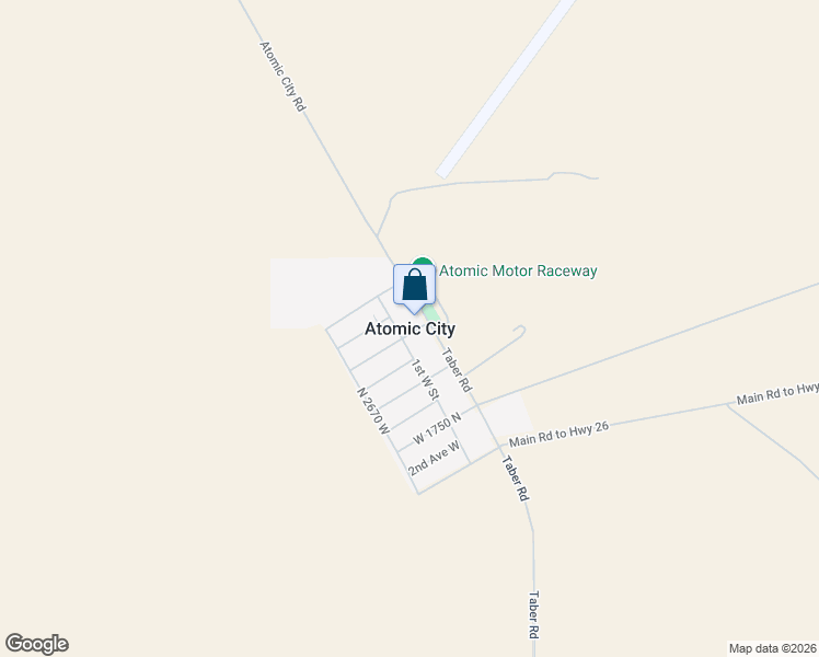 map of restaurants, bars, coffee shops, grocery stores, and more near in Atomic City