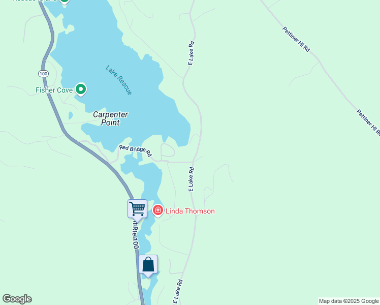 map of restaurants, bars, coffee shops, grocery stores, and more near 217 Red Bridge Road in Windsor County