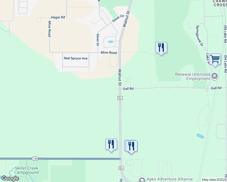 map of restaurants, bars, coffee shops, grocery stores, and more near S5509 Highway 123 Trunk in Baraboo