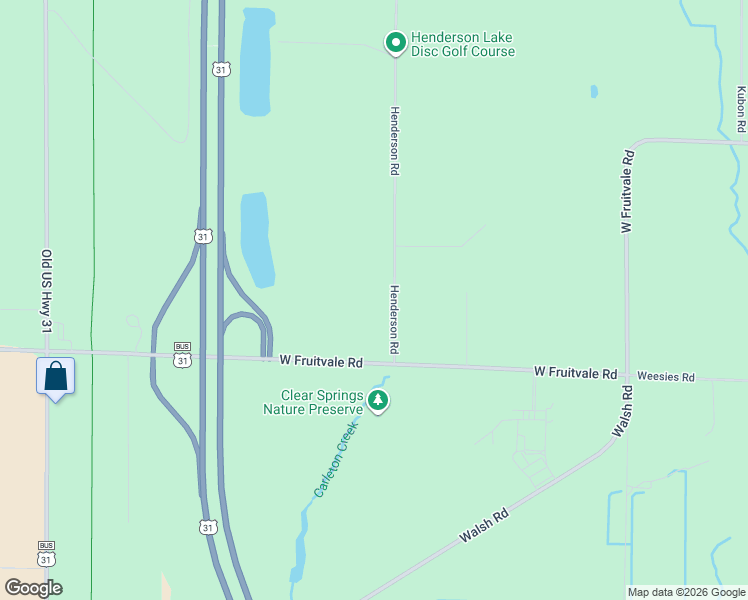 map of restaurants, bars, coffee shops, grocery stores, and more near 10313 Henderson Road in Montague