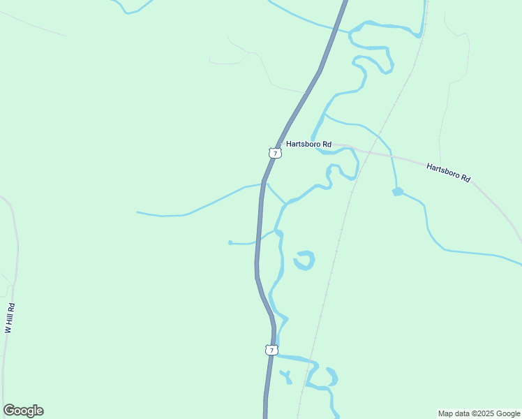 map of restaurants, bars, coffee shops, grocery stores, and more near U.S. 7 in Wallingford