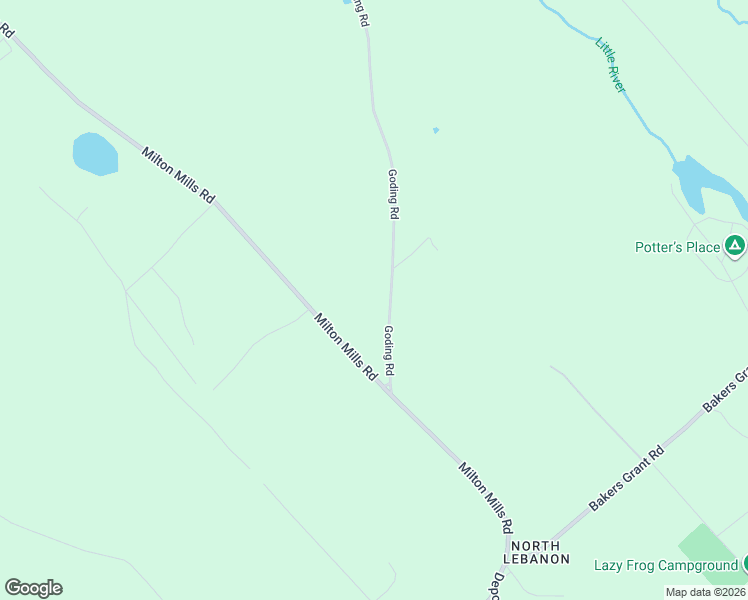 map of restaurants, bars, coffee shops, grocery stores, and more near 54 Goding Road in Lebanon