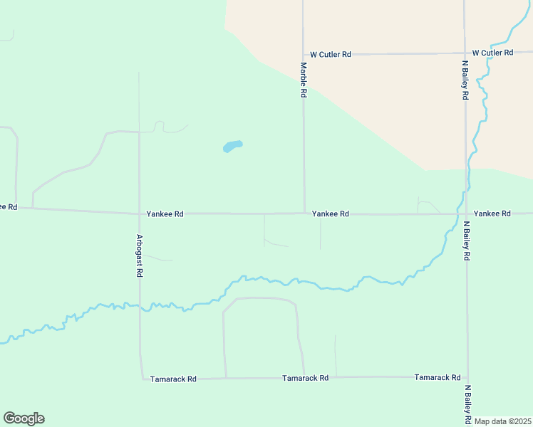 map of restaurants, bars, coffee shops, grocery stores, and more near 16488 Yankee Road in Morley