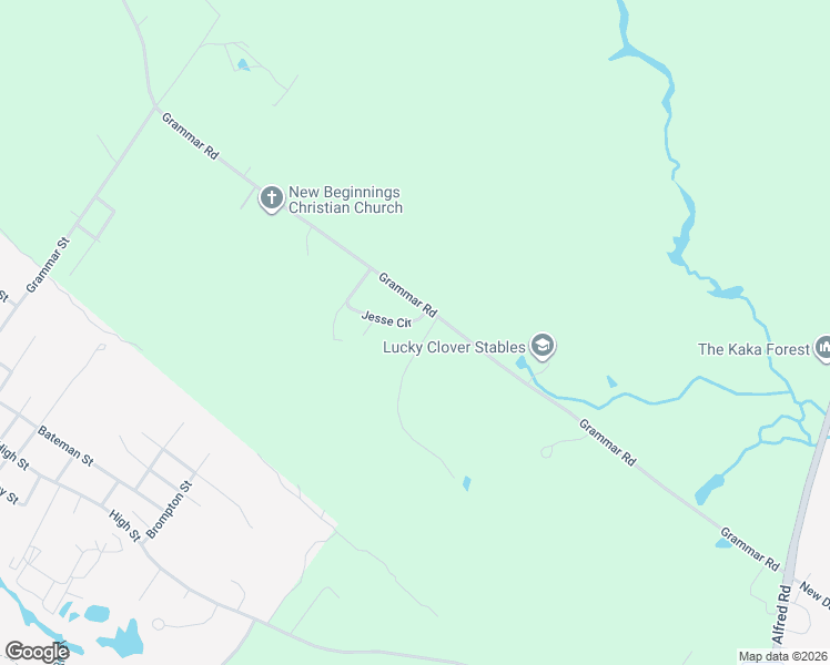 map of restaurants, bars, coffee shops, grocery stores, and more near 2 Jesse Circle in Sanford