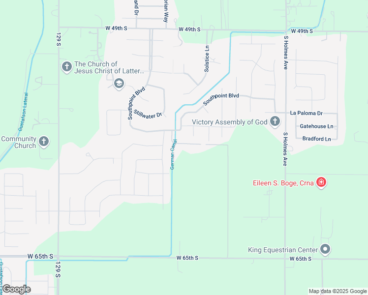 map of restaurants, bars, coffee shops, grocery stores, and more near 105 Southpoint Boulevard in Idaho Falls