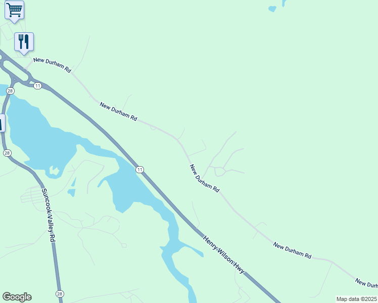 map of restaurants, bars, coffee shops, grocery stores, and more near 5 Meadow Drive in Alton