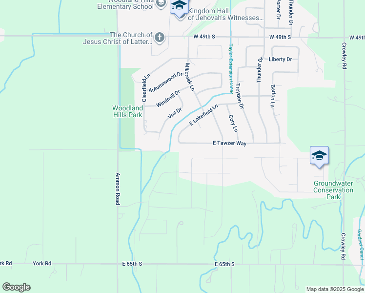 map of restaurants, bars, coffee shops, grocery stores, and more near 3780 East Tawzer Way in Idaho Falls