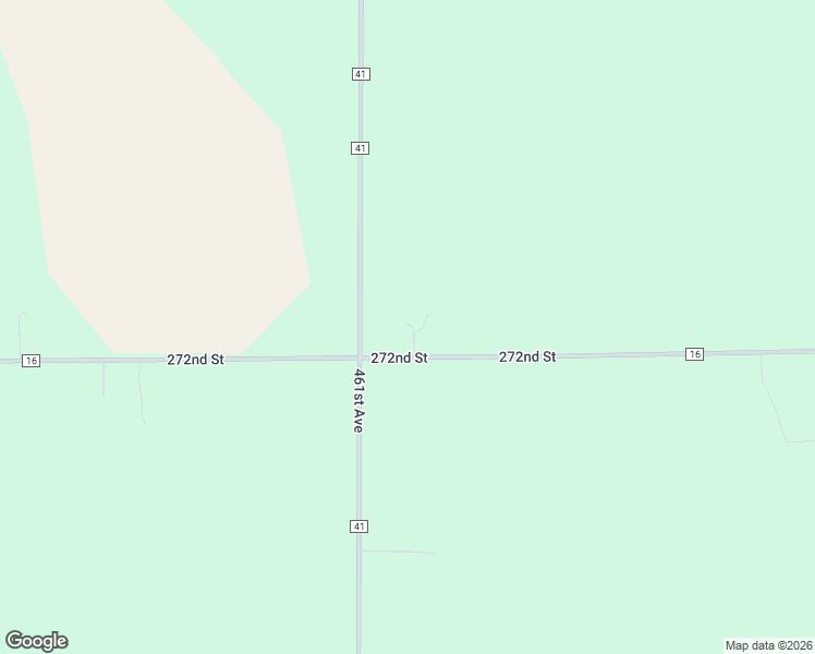 map of restaurants, bars, coffee shops, grocery stores, and more near 46110 272nd Street in Chancellor